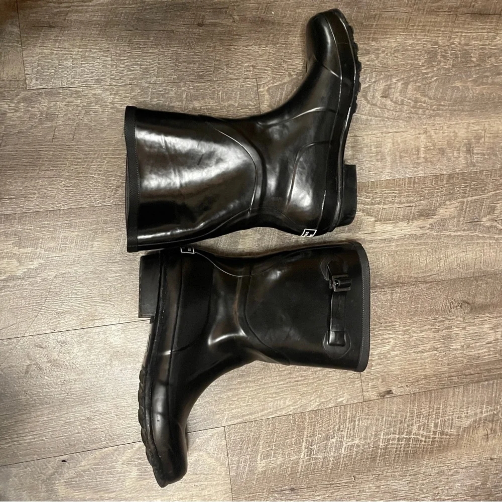 L.L. Bean Women's Black Winter Rain Boots‎ size 10
